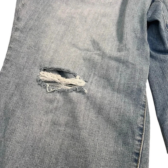 Torrid Light Wash Distressed Crop Boyfriend Jeans - Picture 5 of 7